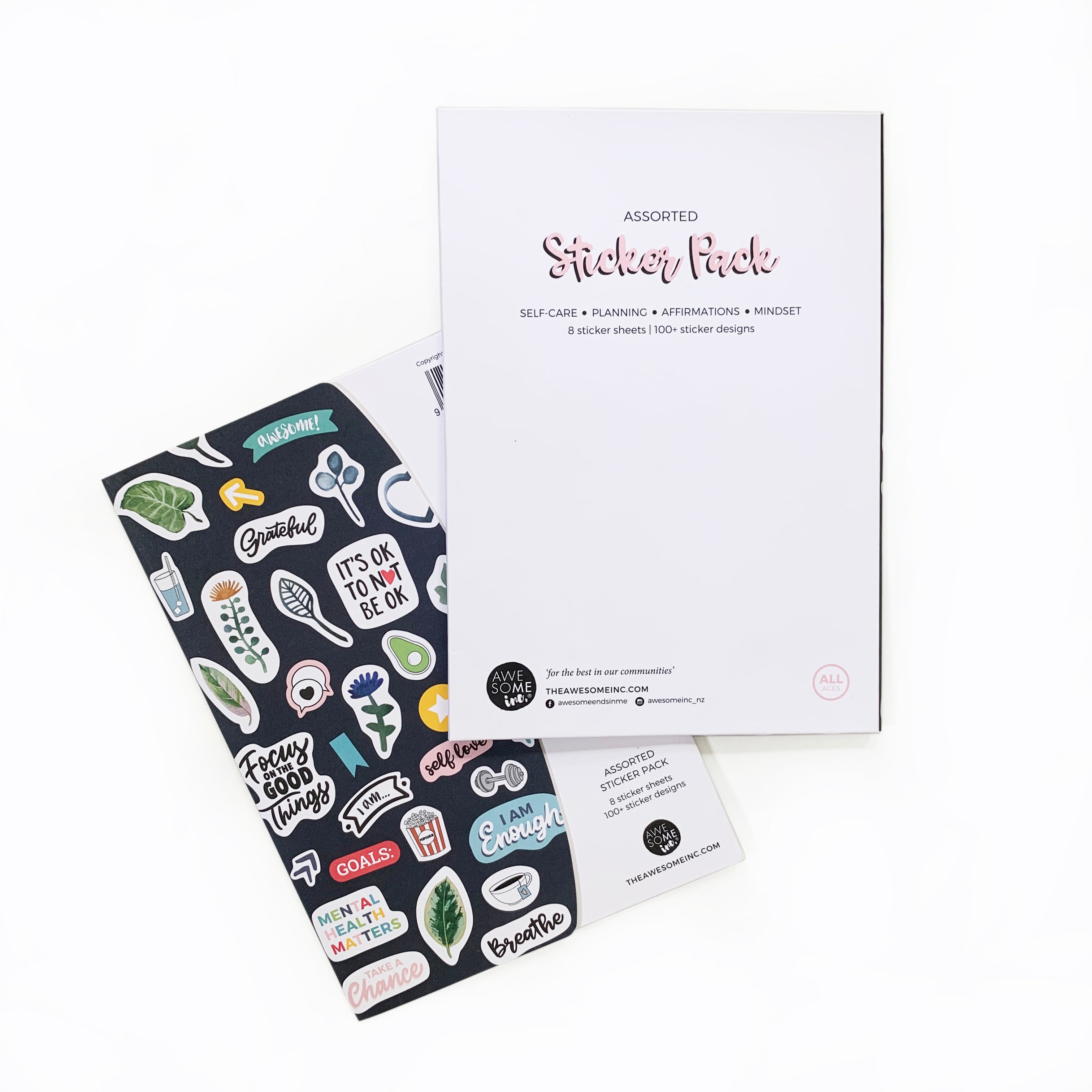 Assorted gratitude stickers pack