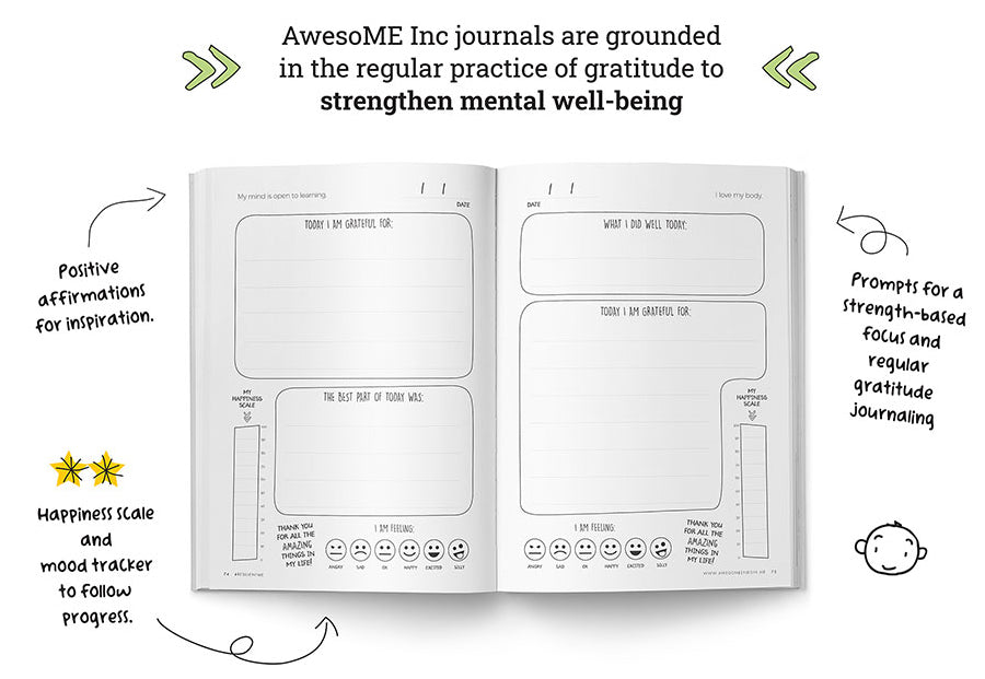 Resilient ME Gratitude Journal for Kids – Awesome Ends in ME (age 5-12 ...